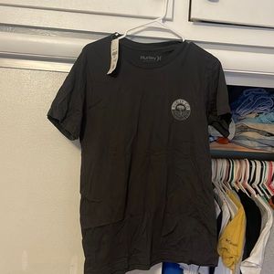 Hurley soft graphic black tee